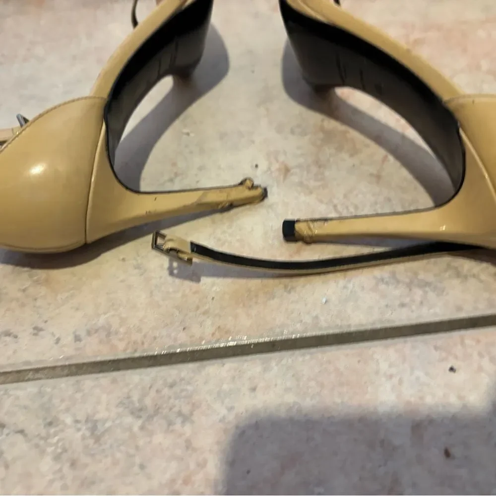 St laurent ajane 110 ankle strap heels ysl Jeffrey Atlanta shoes open toe sandal - Picture 3 of 8